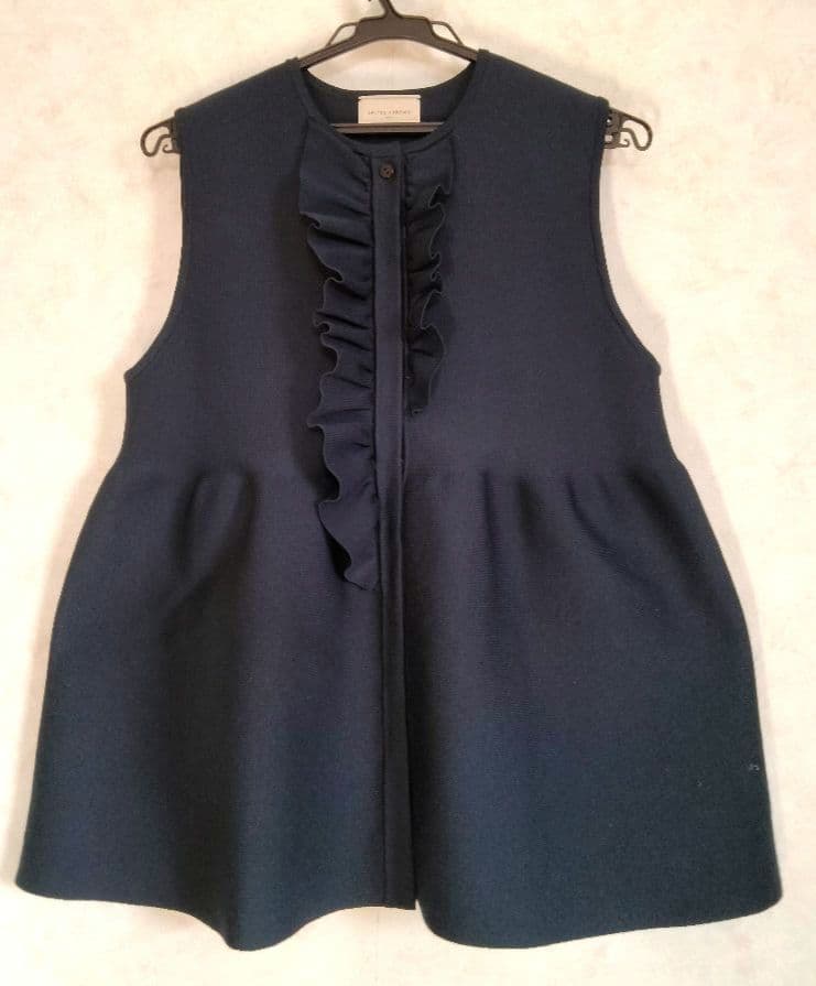 ユナイテッドアローズ　ベスト ジレ　フリーサイズ　ネイビー　レディース