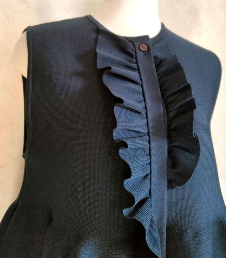 ユナイテッドアローズ　ベスト ジレ　フリーサイズ　ネイビー　レディース