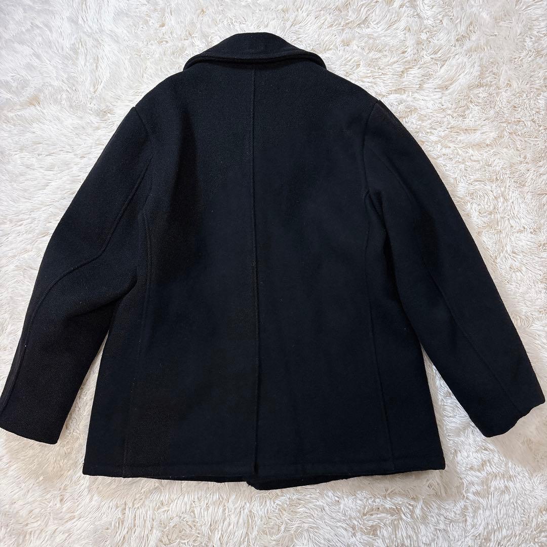 SCHOTT ピーコート キルティング 740N ヴィンテージ 黒USA L