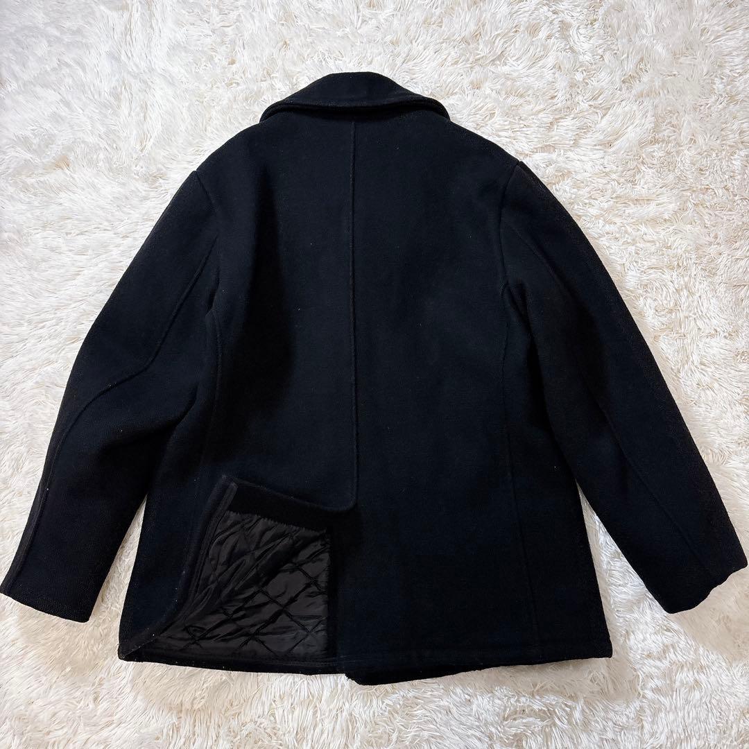 SCHOTT ピーコート キルティング 740N ヴィンテージ 黒USA L