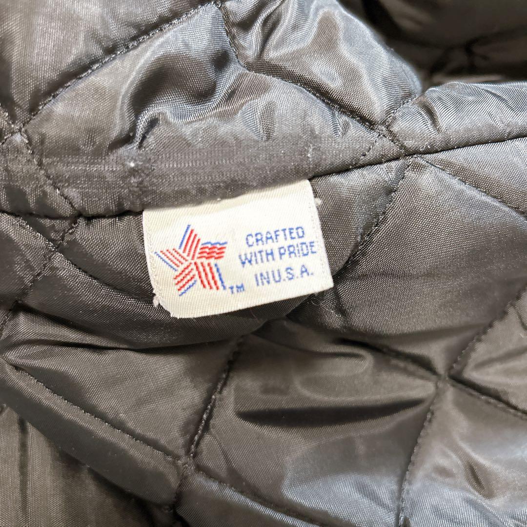 SCHOTT ピーコート キルティング 740N ヴィンテージ 黒USA L