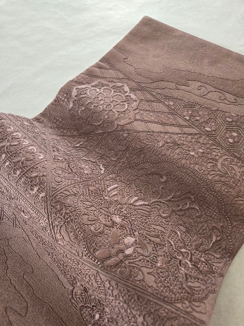 新品❤極上質◾汕頭刺繍袋帯◾お太鼓柄