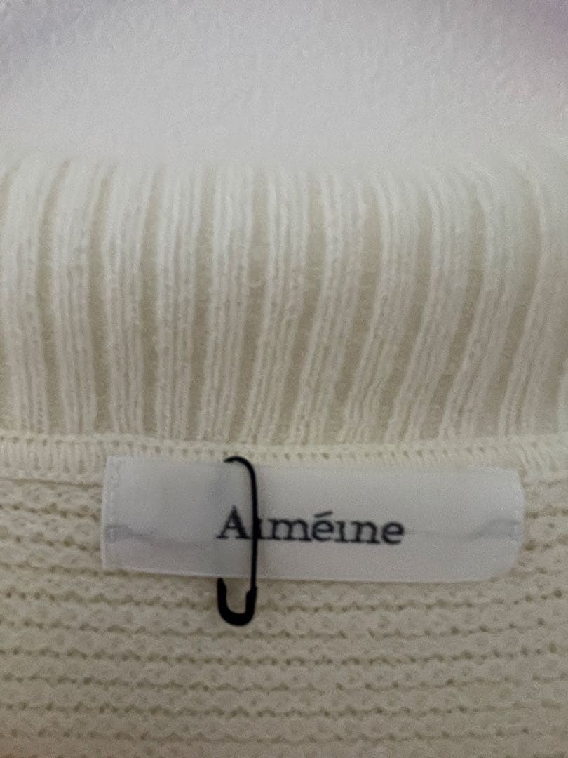 aimeine Wボタンニットジャケット