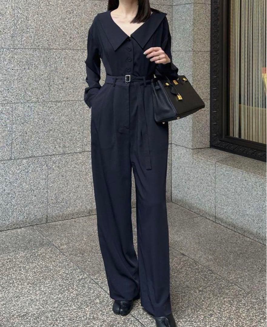 サロペット・オーバーオール・オールインワン CLANE 2WAY FLAT COLLAR ALL IN ONE