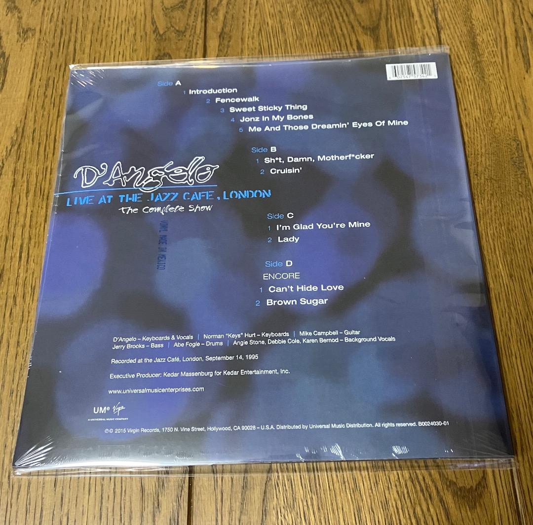 洋楽 D'Angelo - Live At The Jazz Cafe London