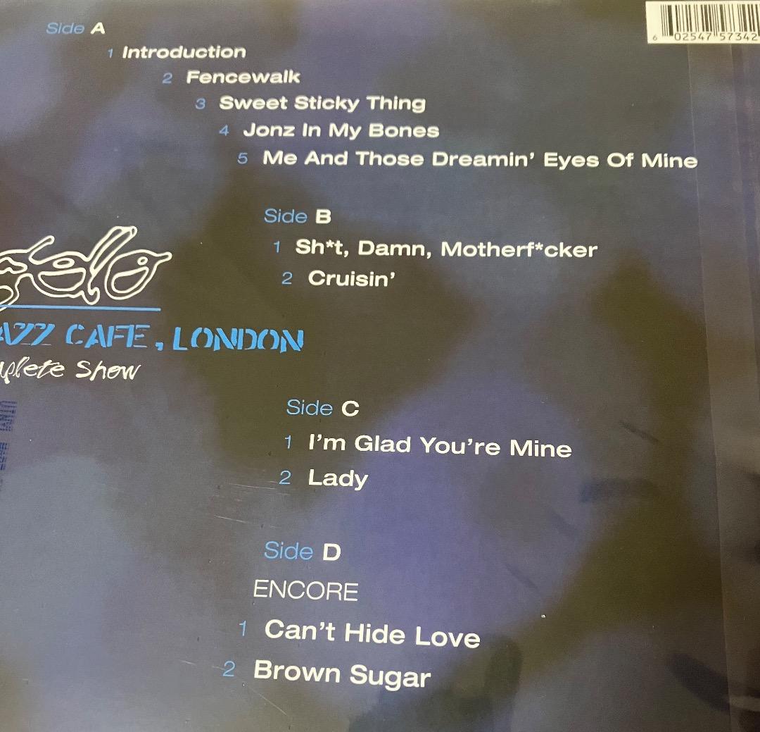 洋楽 D'Angelo - Live At The Jazz Cafe London