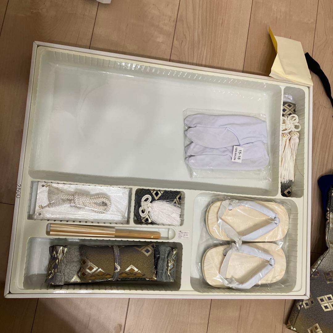 七五三 セット 5歳　男の子　簡単着付け　小柄　小さい