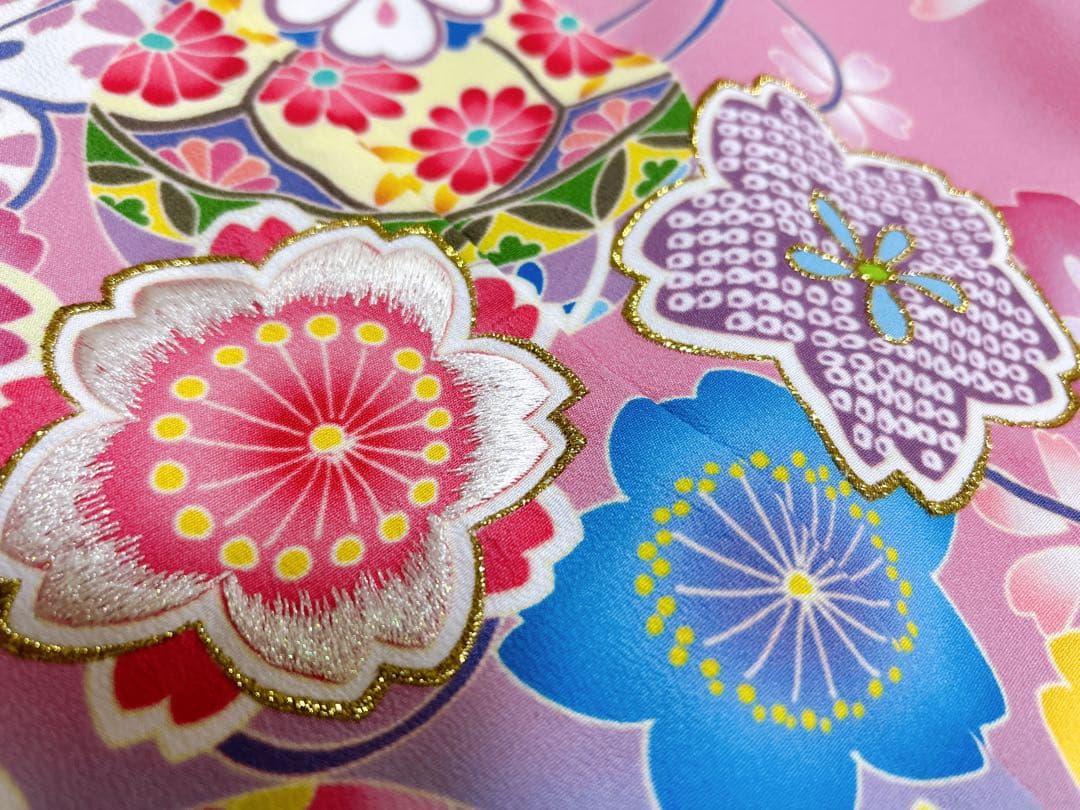 人気カラー♡七五三　7歳　女の子　フルセット　一式　ピンク系