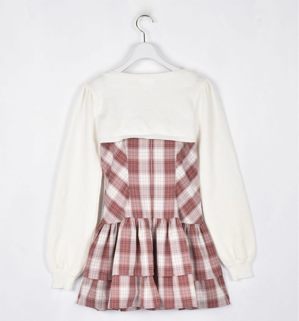 ♡evelyn♡ リボンボレロワンピース