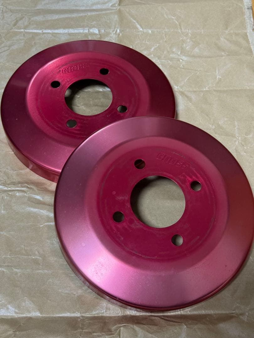 ブレーキドラムカバー　レッド　SUZUKI アルトワークス