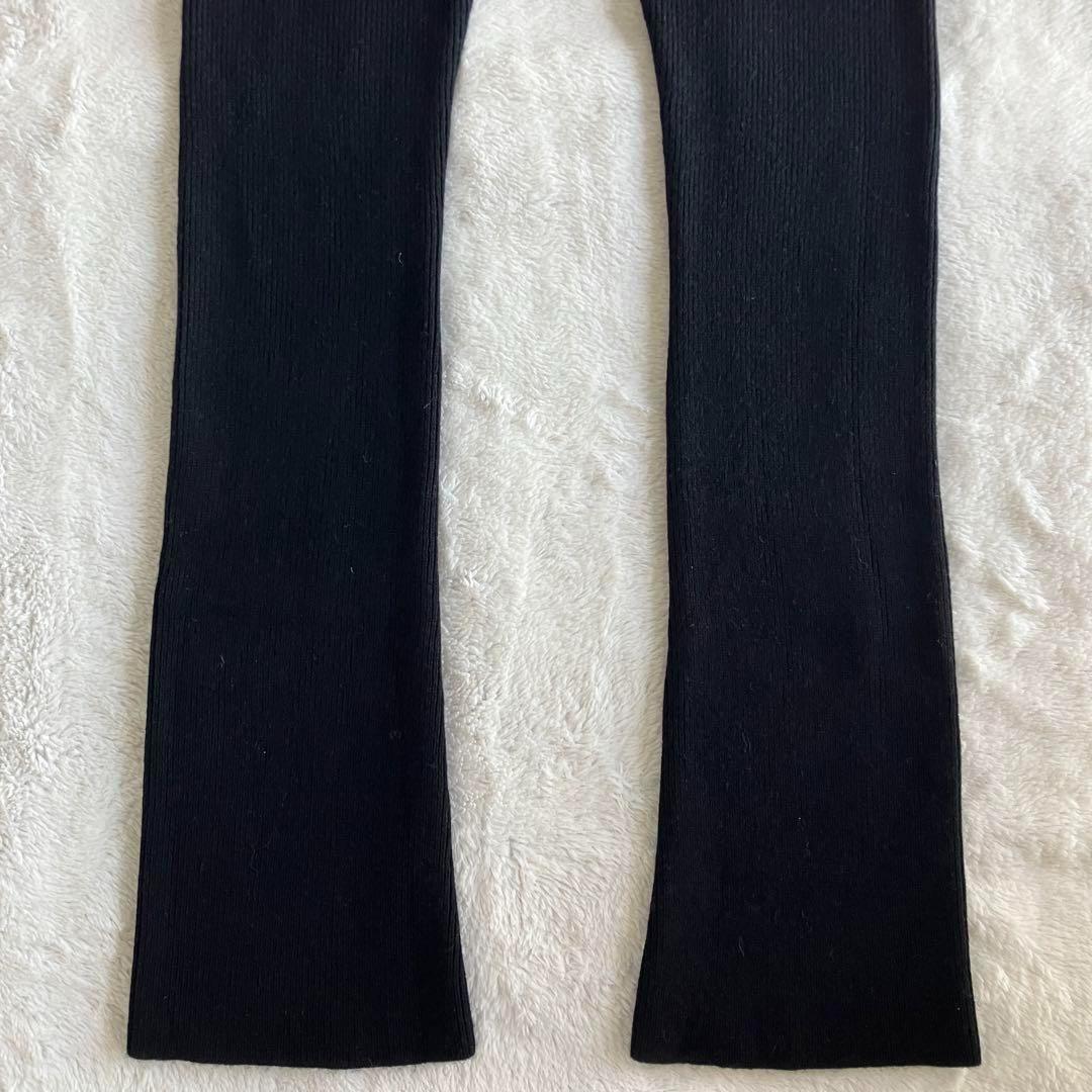EVERYDAY I LIKE 19AW ウールカシミヤニットパンツ 38 黒
