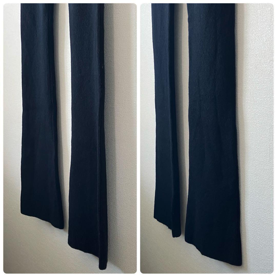 EVERYDAY I LIKE 19AW ウールカシミヤニットパンツ 38 黒