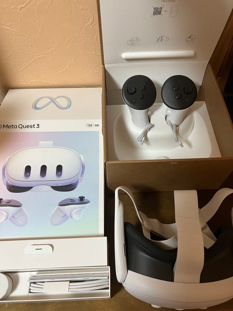  Quest 3 VR 本体とコントローラー　128GB