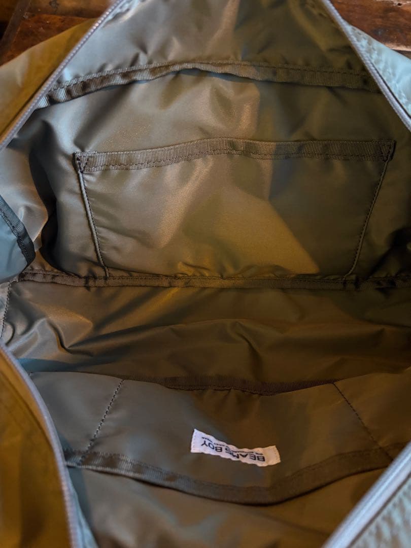 BRIEFING×BEAMS BOY 別注トラベルバッグ