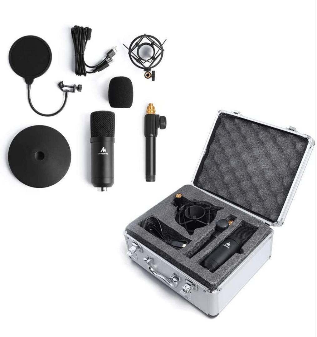 MAONO USBマイク PC用コンデンサーマイク