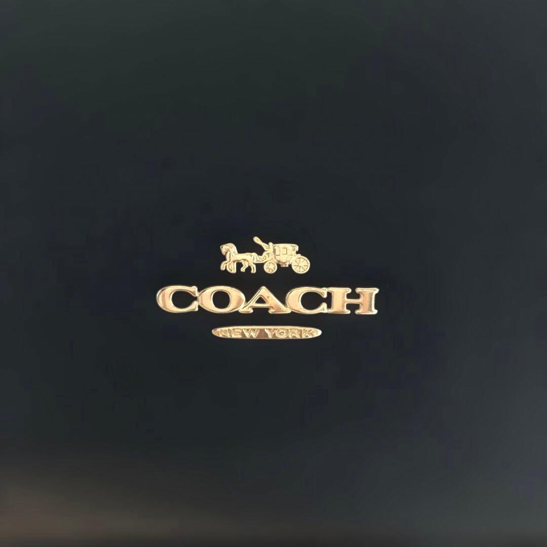 ［美品］コーチ　ミア　ワンショルダーバッグ　2way シボ革　ゴールド金具　黒