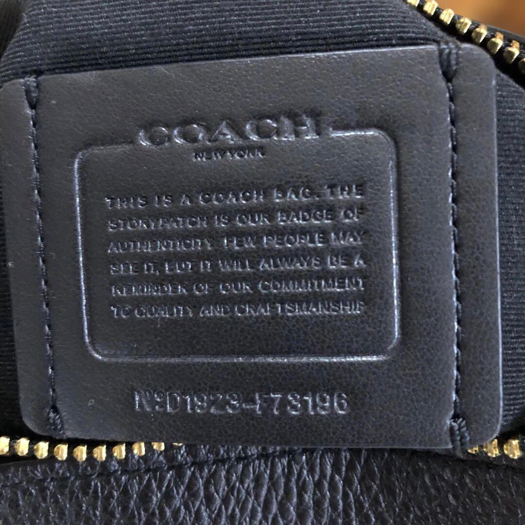 ［美品］コーチ　ミア　ワンショルダーバッグ　2way シボ革　ゴールド金具　黒