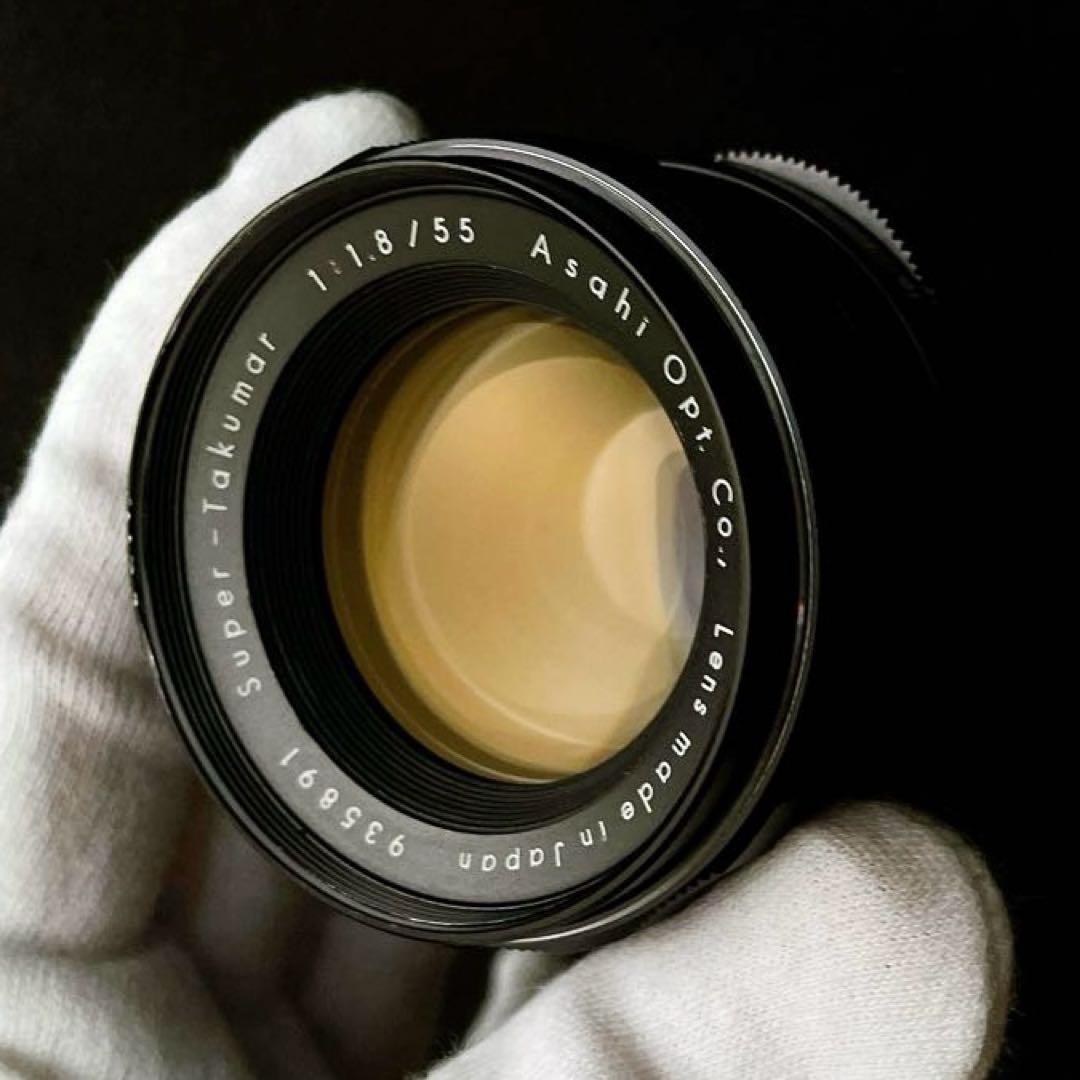 【分解清掃済み】 Super Takumar 55mm f1.8 前期型 M42