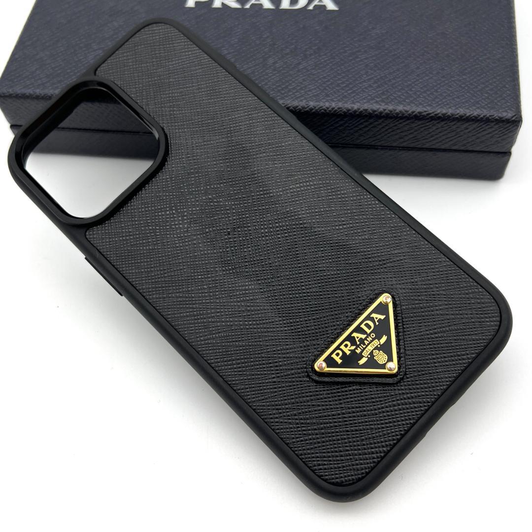 プラダ iPhone 15 PRO MAX スマホケース ブラック C145