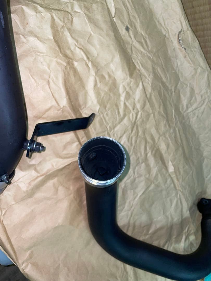 バルカン400 ターンアウトマフラー（ブラック）