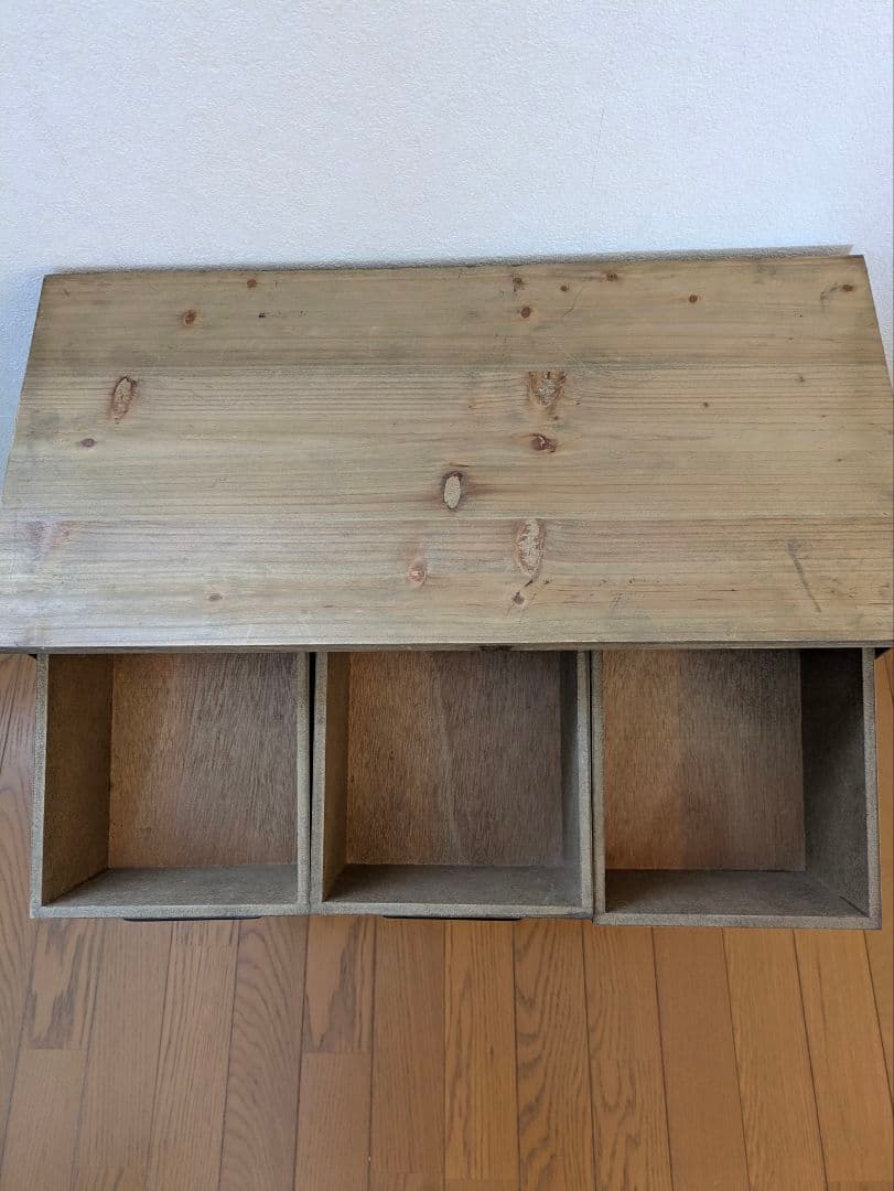 木製 アイアンウッド5ドロワーマルチラック 収納棚 ウッドキャビネット