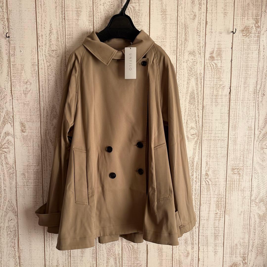 新品　UNFILO L ショート トレンチコート　サイズXL