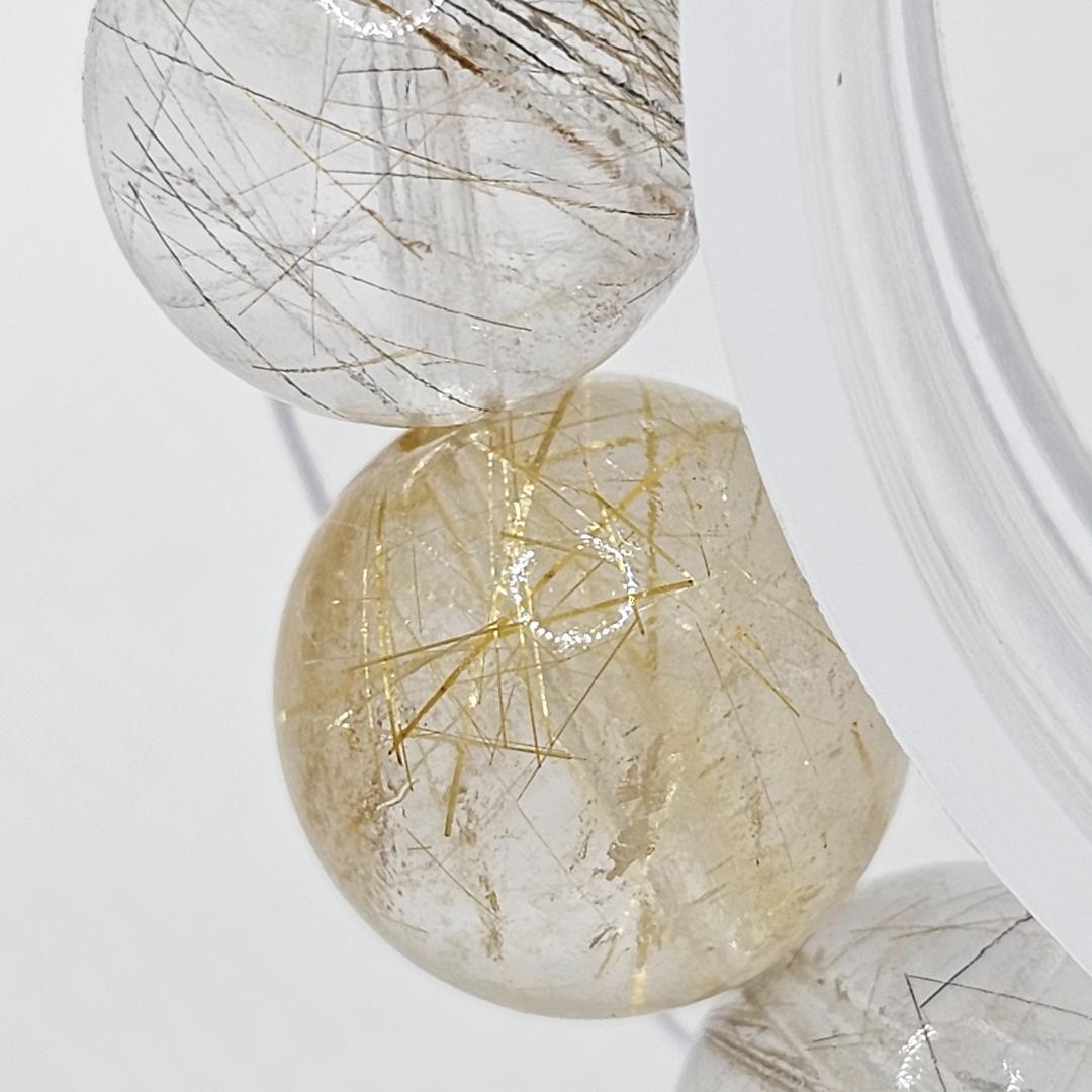 【ポリパ】サイズ約16.5cm ゴールドルチル シルバールチル