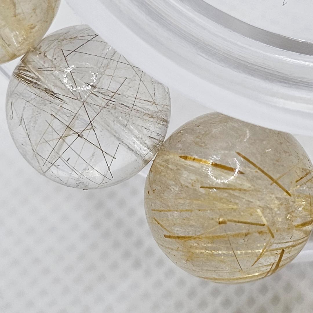 【ポリパ】サイズ約16.5cm ゴールドルチル シルバールチル