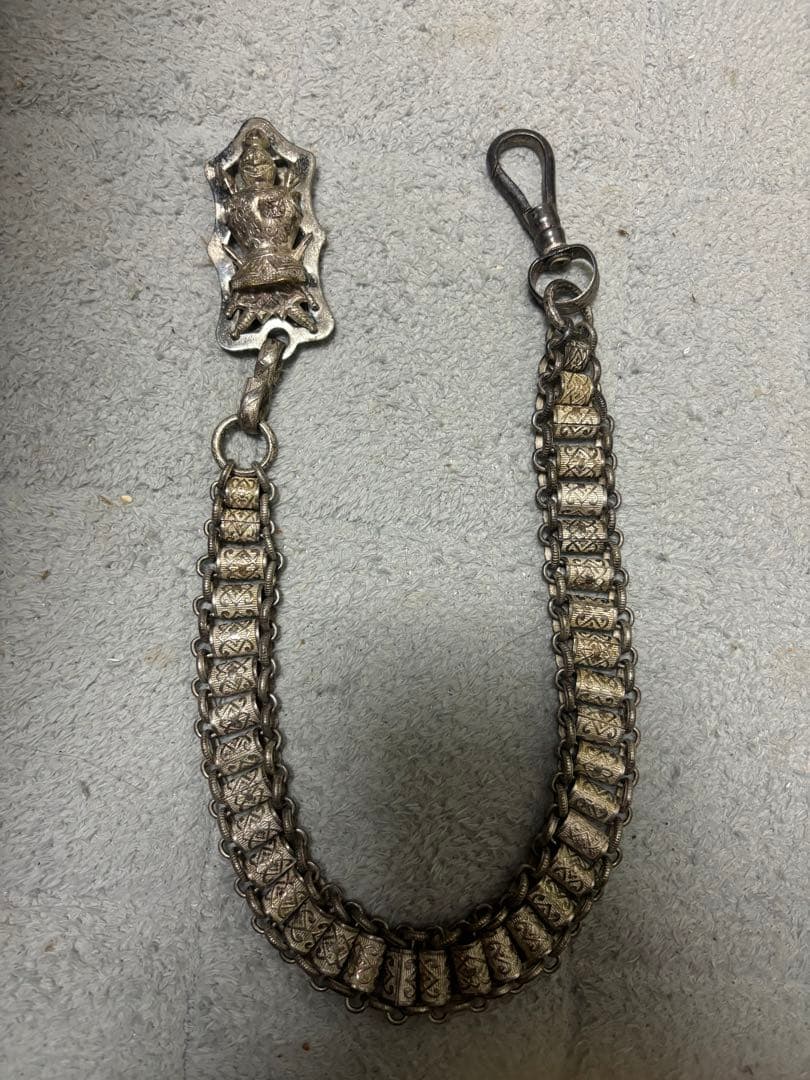 1900s フリーメイソン ソードチェーン テンプル騎士団 ウォレットチェーン