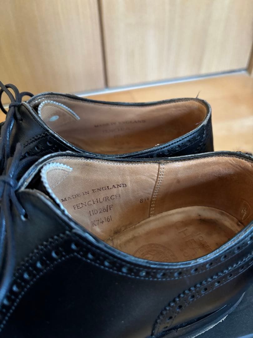 JOSEPH CHEANEY FENCHURCH クォーターブローグ 8.5