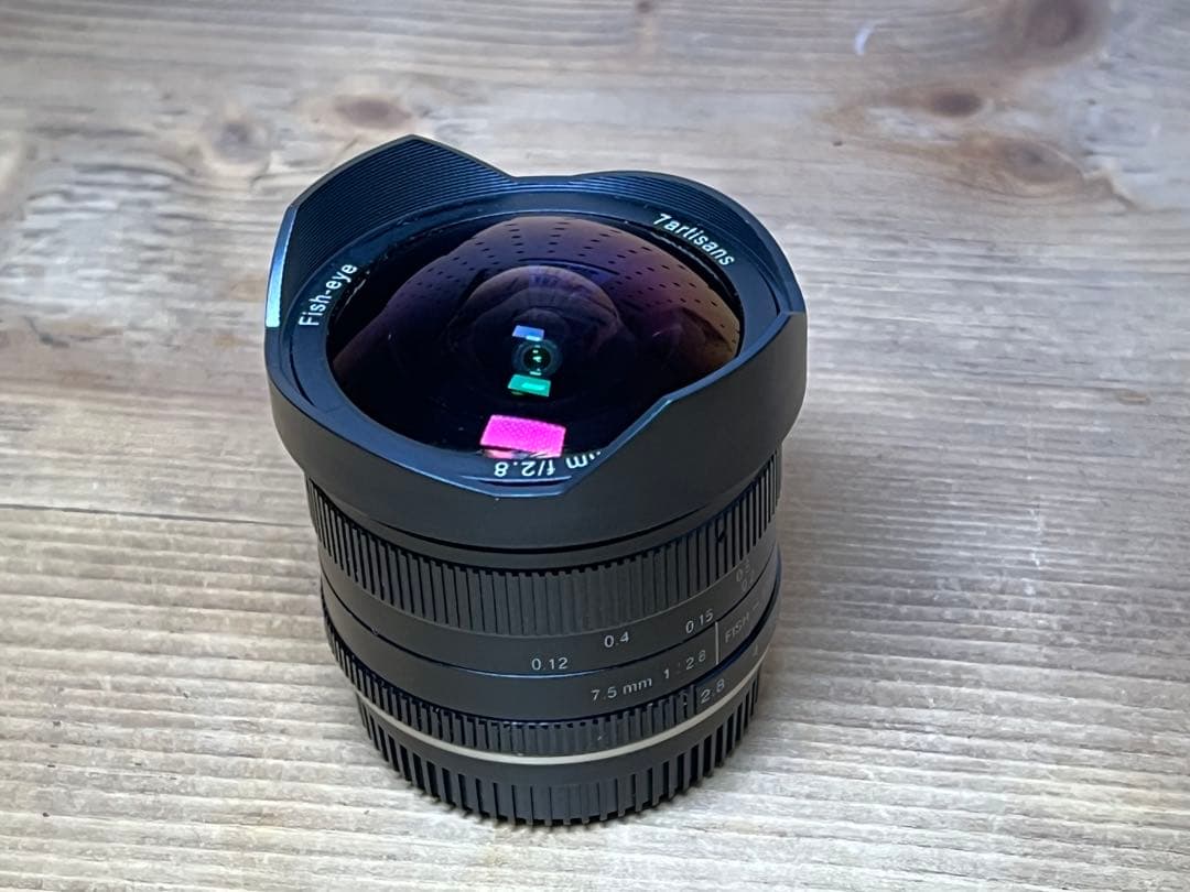 レンズ(単焦点) 7Artisans 7.5mm f/2.8 FISH-EYE mft