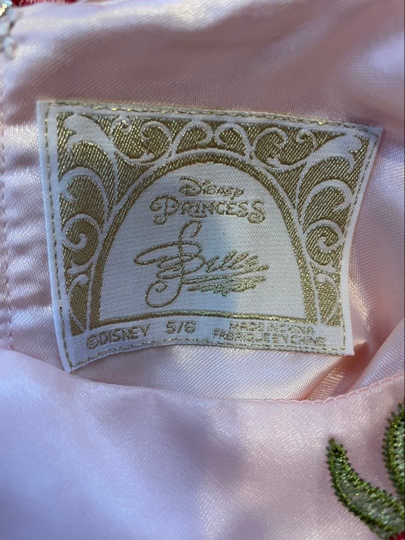 【美品】 完売品 美女と野獣 ベル ドレス 海外限定 120 プリンセス　発表会