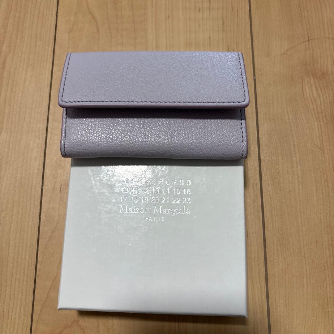 Maison Margiela ラベンダー レザーキーケース