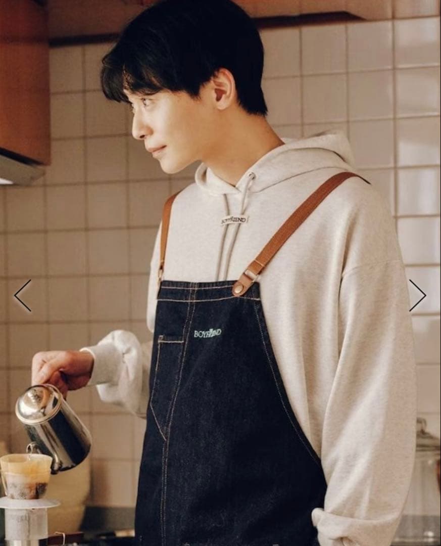 ニコアンド　ボーイフレンド2 コラボ　エプロン