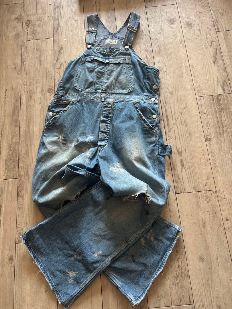 HOLIDAY DAMAGEDENIMオーバーオール