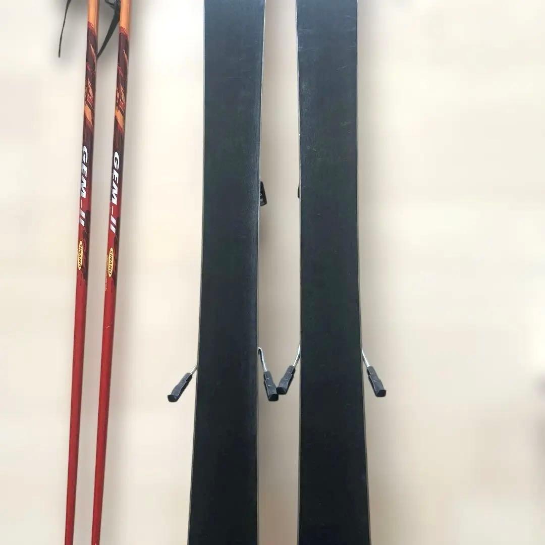 スキー板　ブーツ　ビンディング　ストック　レディース4点セット