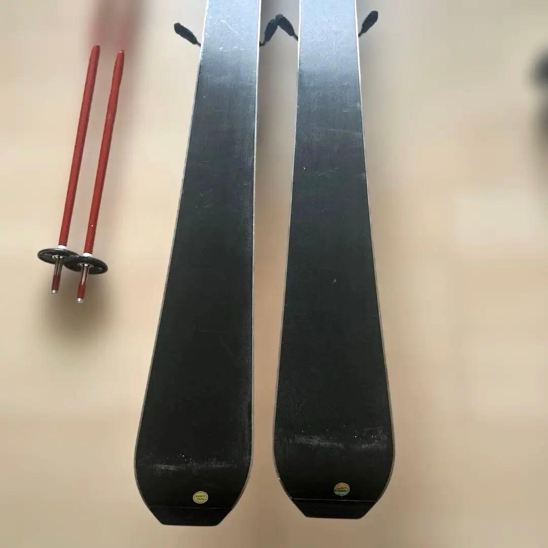 スキー板　ブーツ　ビンディング　ストック　レディース4点セット