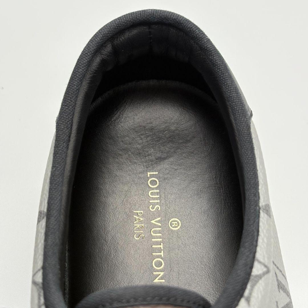 ルイヴィトン トロカデロライン モノグラム スニーカー PVC レザー 青 銀