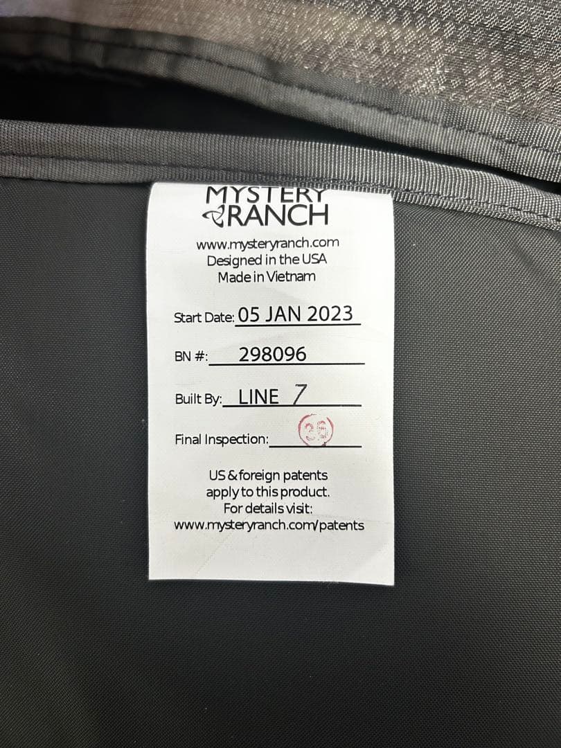 ミステリーランチ　ミッションローバー45