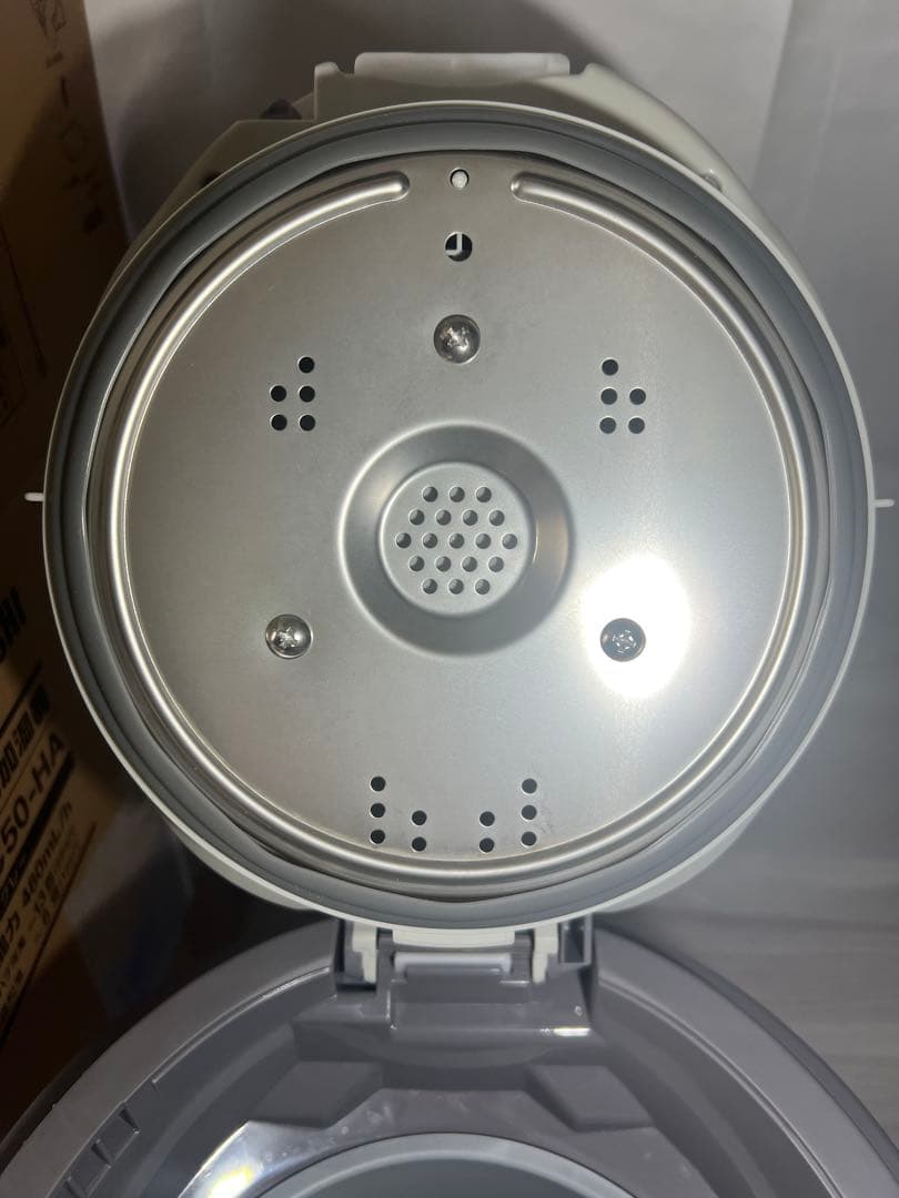 【美品】象印 スチーム式加湿器 EE-DC50-HAグレー