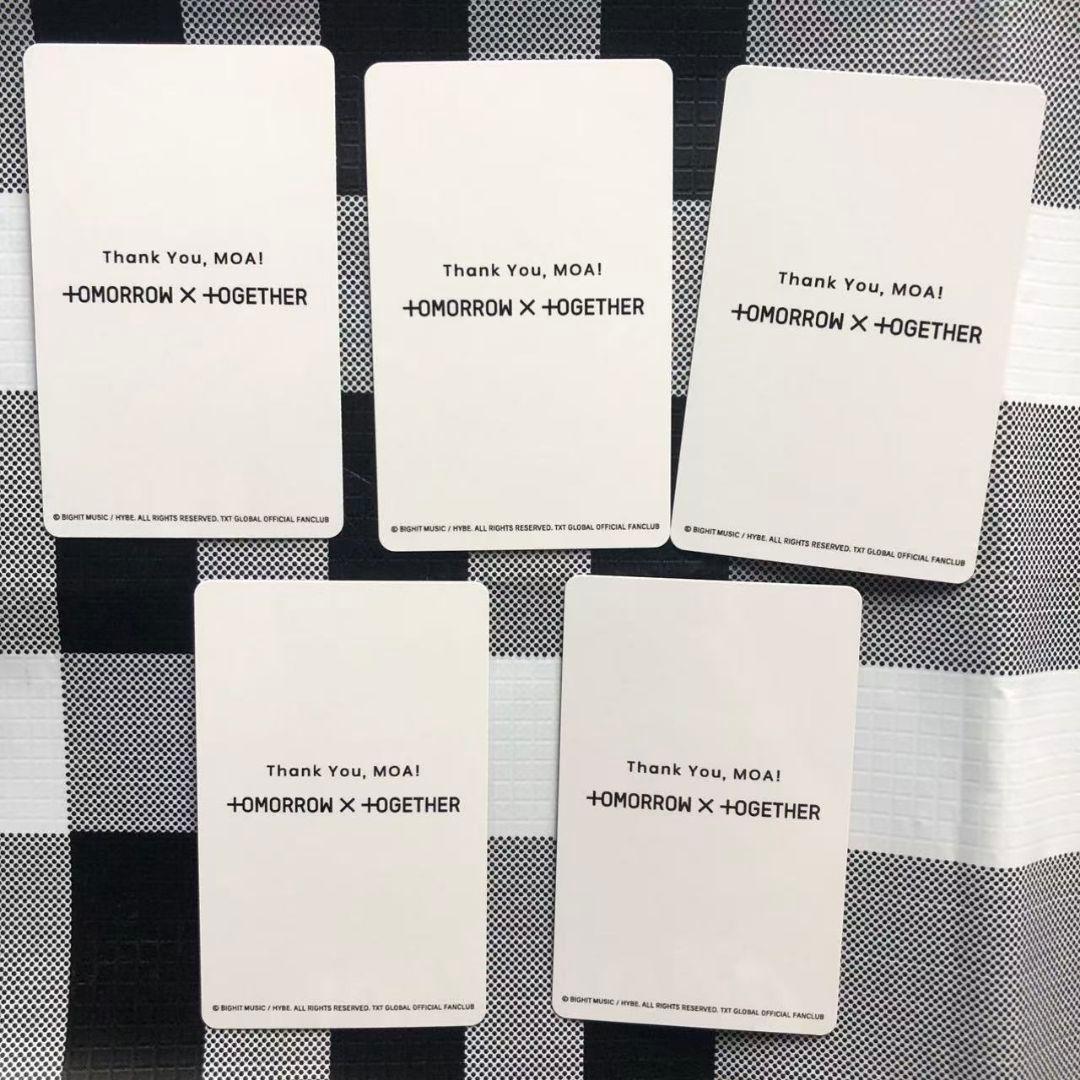 TXT JPFC 限定 当選 2021 アンケート トレカ 全員5枚