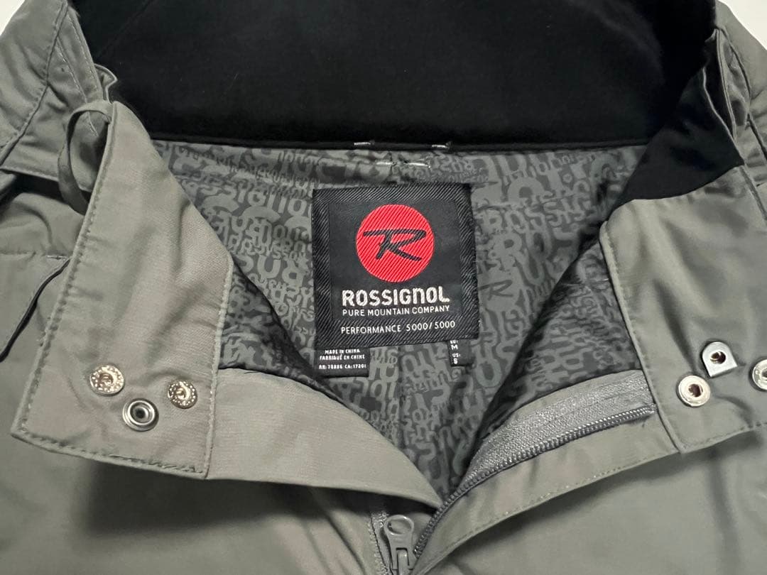 ★1回のみ使用 ROSSIGNOL スキーパンツ チャコール色