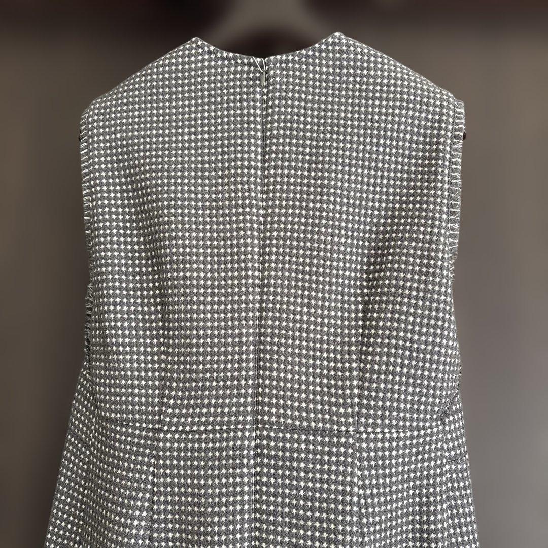 トゥモローランド　ワンピース　グレー