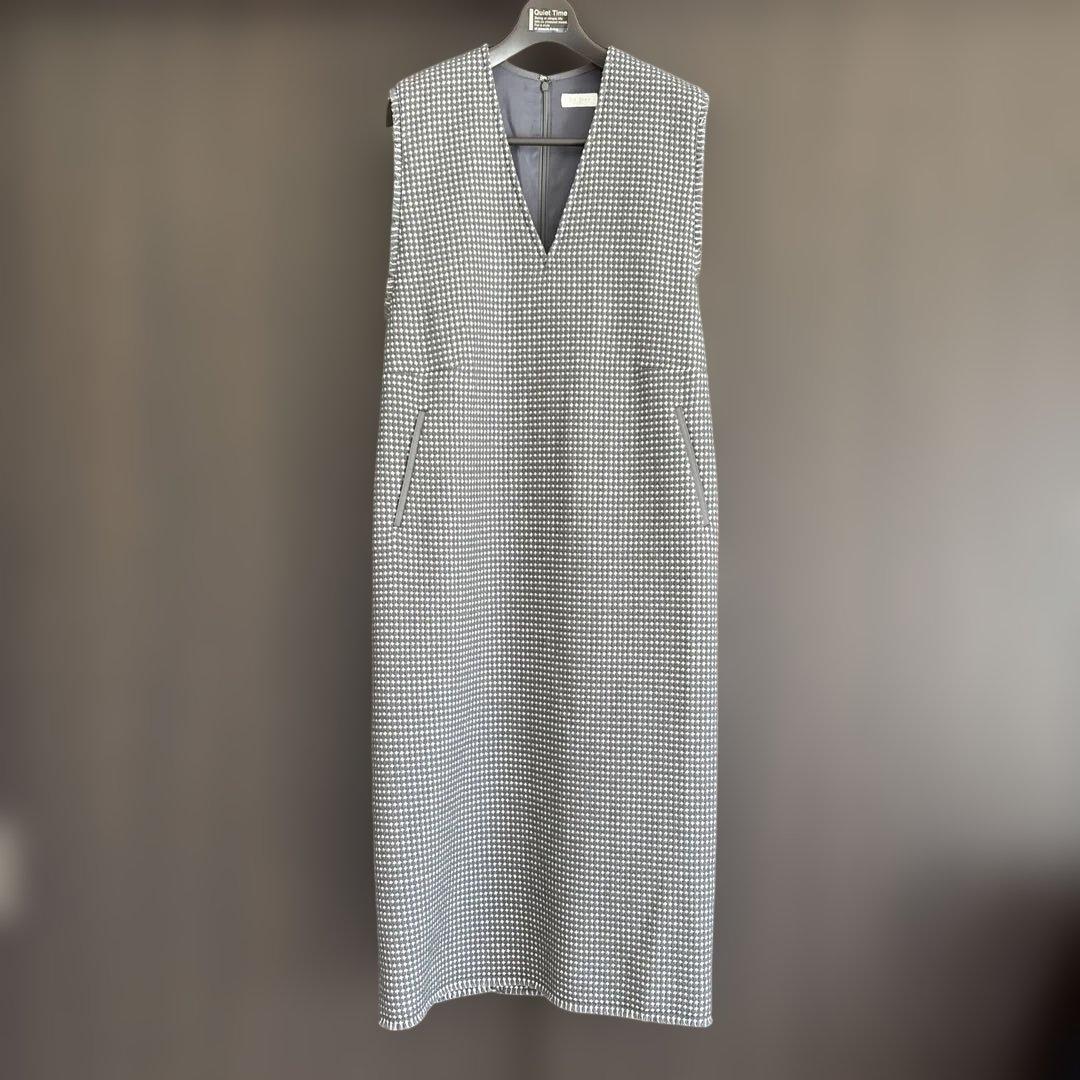 トゥモローランド　ワンピース　グレー