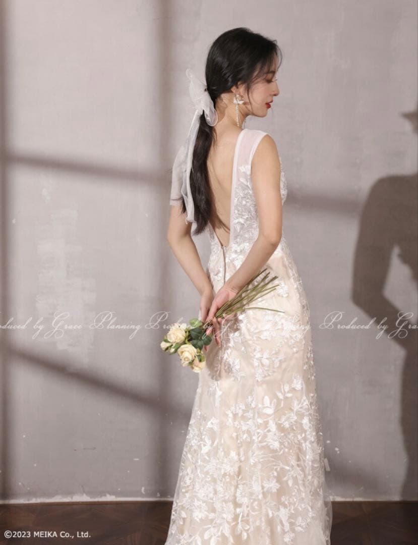 picoco　グレースシトラス　ソフトマーメイドドレス　ベージュ　7号