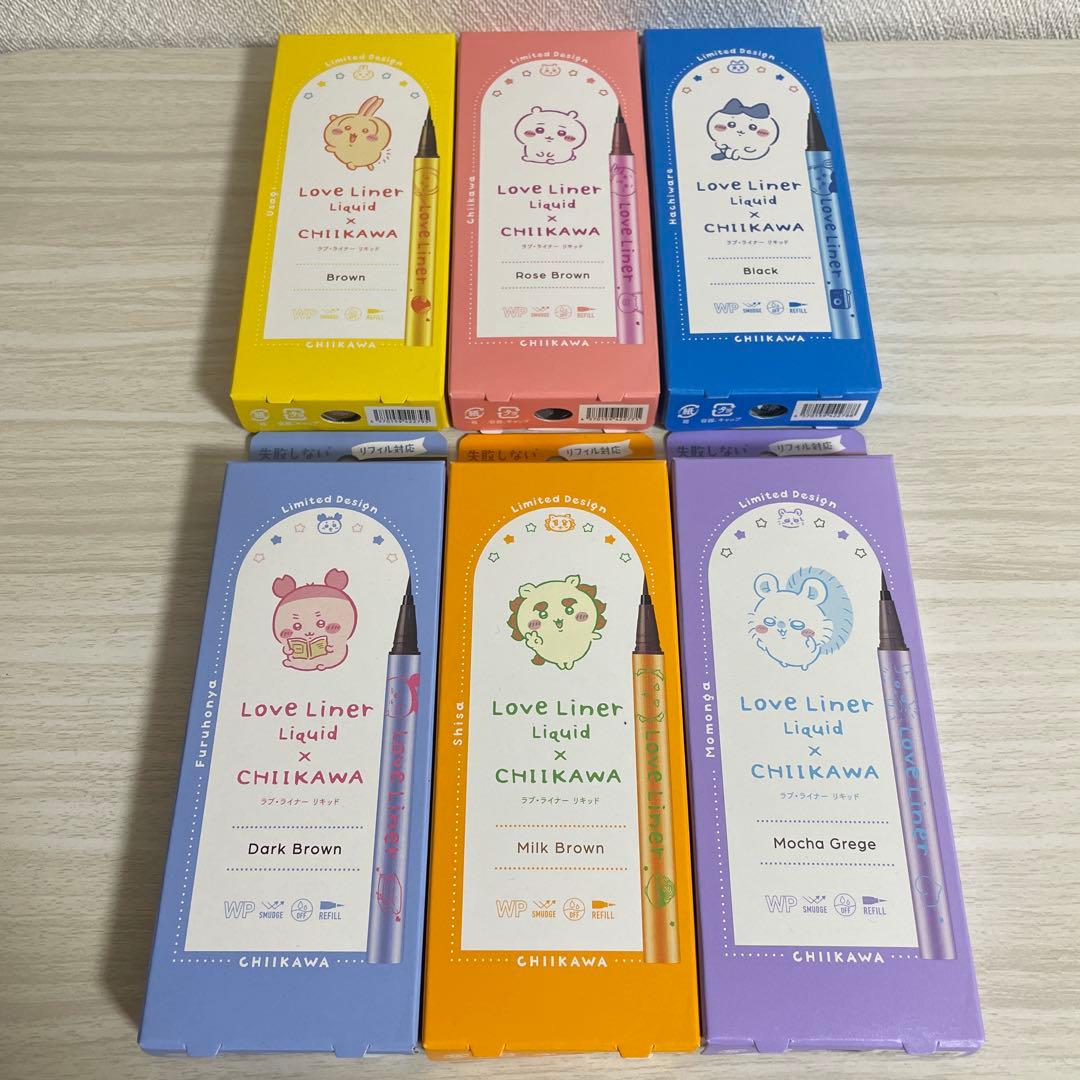 ちいかわ ラブライナーリキッドアイライナー 6種セット　全種