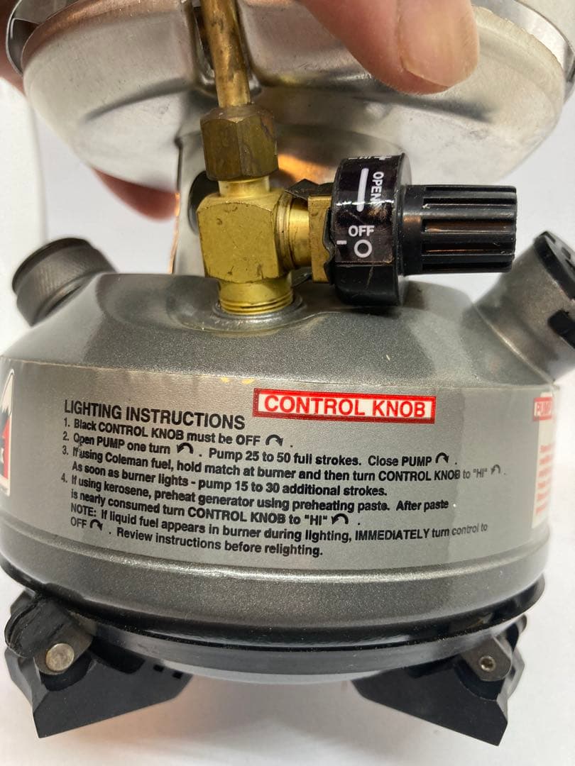 Peak1 malti-fuel stove (550B)97年6月USA製