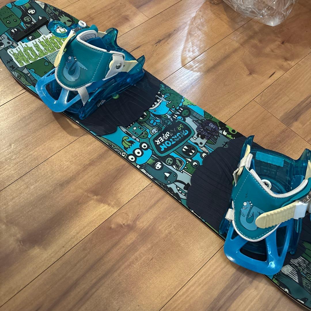BURTON　キッズお勧めスノーボードセット　90cm　バイン付セット