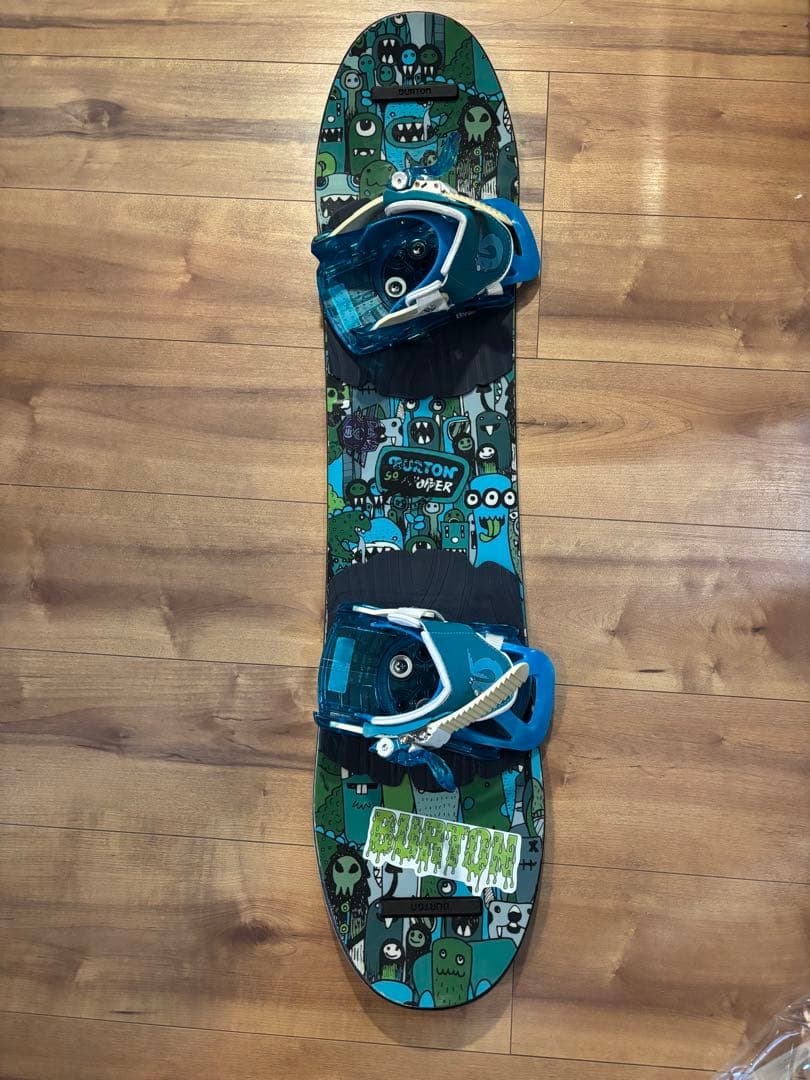 BURTON　キッズお勧めスノーボードセット　90cm　バイン付セット