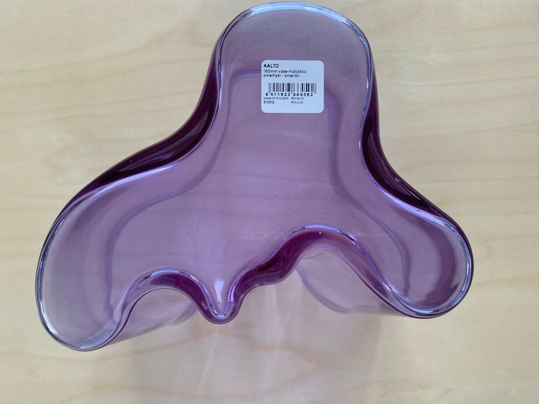 イッタラ　アルヴァ・アアルトコレクション ベース 160mm アメジスト